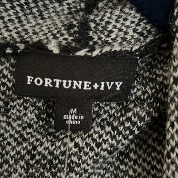 NWT Fortune + Ivy Stitch fix sweater sz M - Picture 2 of 7